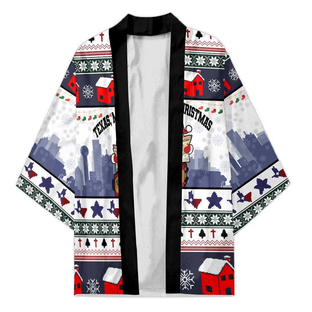 Texas Santa Christmas Kimono Xmas Holiday Patterns - Wonder Print Shop