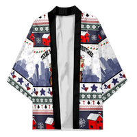 Texas Santa Christmas Kimono Xmas Holiday Patterns - Wonder Print Shop