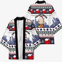 Texas Santa Christmas Kimono Xmas Holiday Patterns - Wonder Print Shop