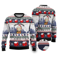 Texas Santa Christmas Ugly Christmas Sweater Xmas Holiday Patterns - Wonder Print Shop