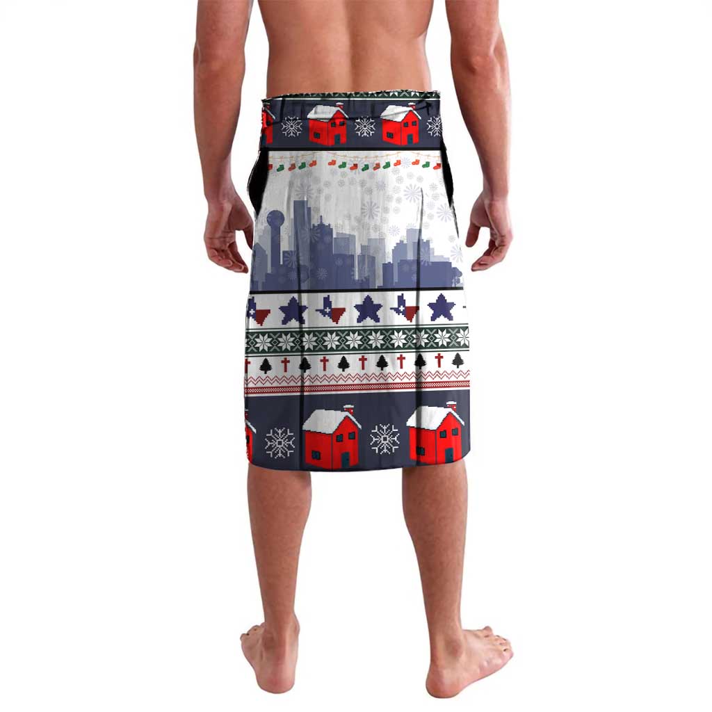 Texas Santa Christmas Lavalava Xmas Holiday Patterns - Wonder Print Shop