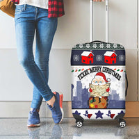 Texas Santa Christmas Luggage Cover Xmas Holiday Patterns - Wonder Print Shop