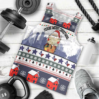 Texas Santa Christmas Men Tank Top Xmas Holiday Patterns - Wonder Print Shop