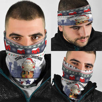 Texas Santa Christmas Neck Gaiter Xmas Holiday Patterns - Wonder Print Shop