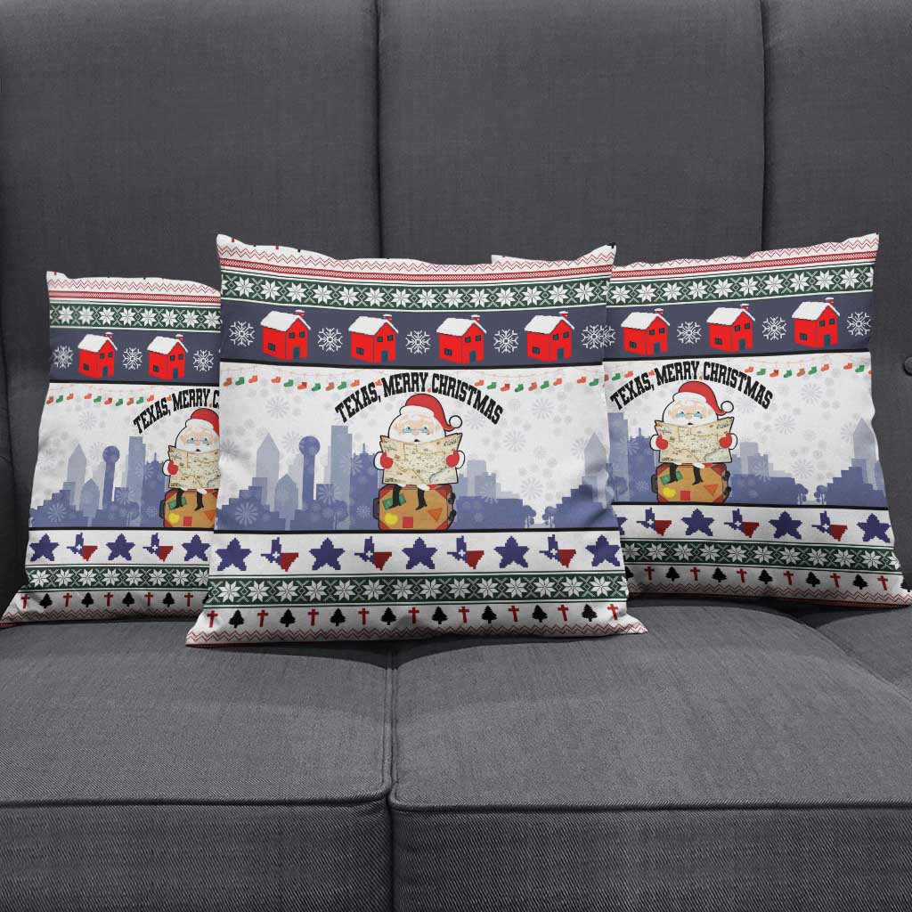 Texas Santa Christmas Pillow Cover Xmas Holiday Patterns - Wonder Print Shop