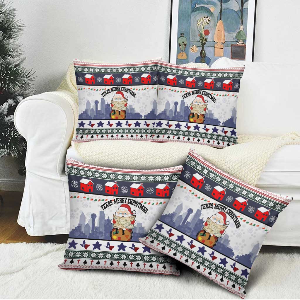 Texas Santa Christmas Pillow Cover Xmas Holiday Patterns - Wonder Print Shop