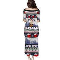 Texas Santa Christmas Puletasi Xmas Holiday Patterns - Wonder Print Shop