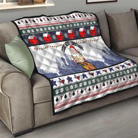 Texas Santa Christmas Quilt Xmas Holiday Patterns - Wonder Print Shop