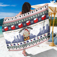 Texas Santa Christmas Sarong Xmas Holiday Patterns - Wonder Print Shop