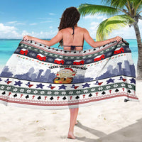Texas Santa Christmas Sarong Xmas Holiday Patterns - Wonder Print Shop