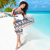 Texas Santa Christmas Sarong Xmas Holiday Patterns - Wonder Print Shop