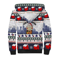 Texas Santa Christmas Sherpa Hoodie Xmas Holiday Patterns - Wonder Print Shop