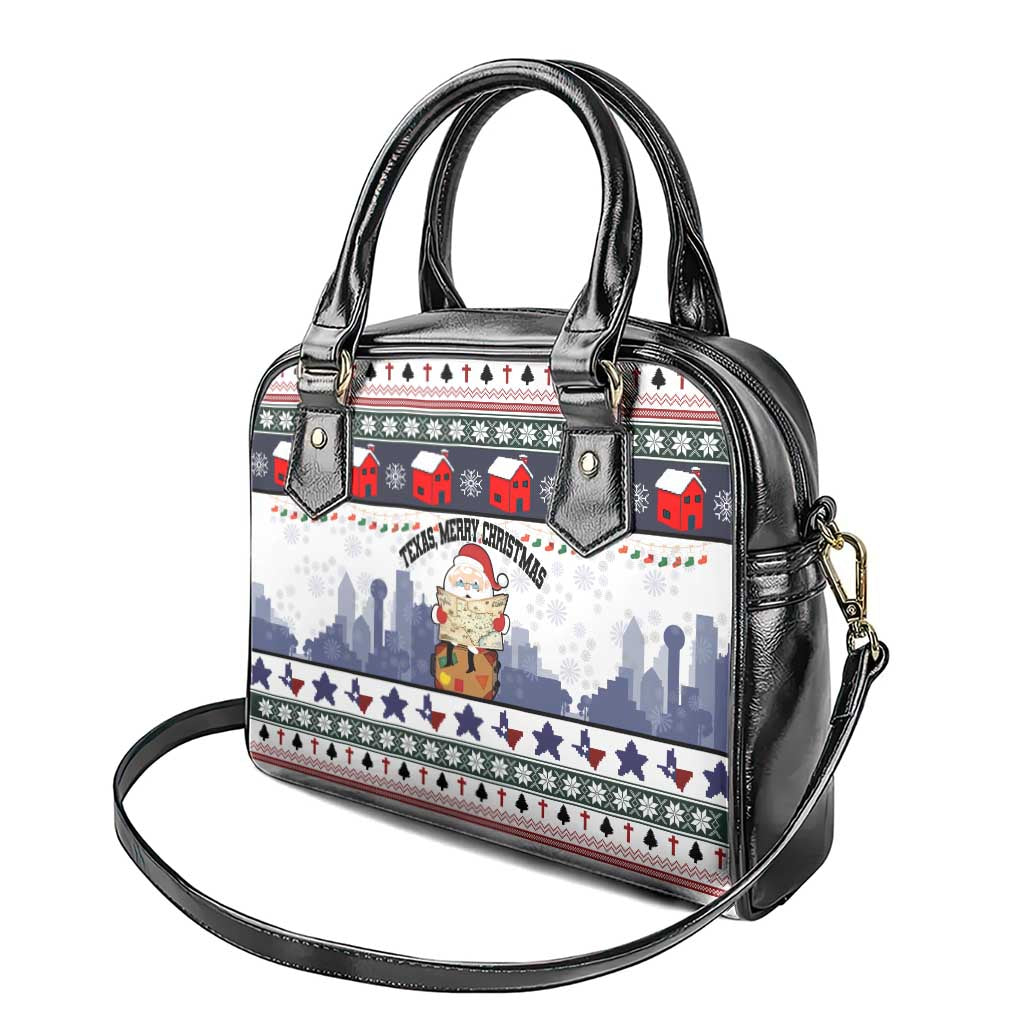 Texas Santa Christmas Shoulder Handbag Xmas Holiday Patterns - Wonder Print Shop