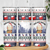 Texas Santa Christmas Skinny Tumbler Xmas Holiday Patterns - Wonder Print Shop