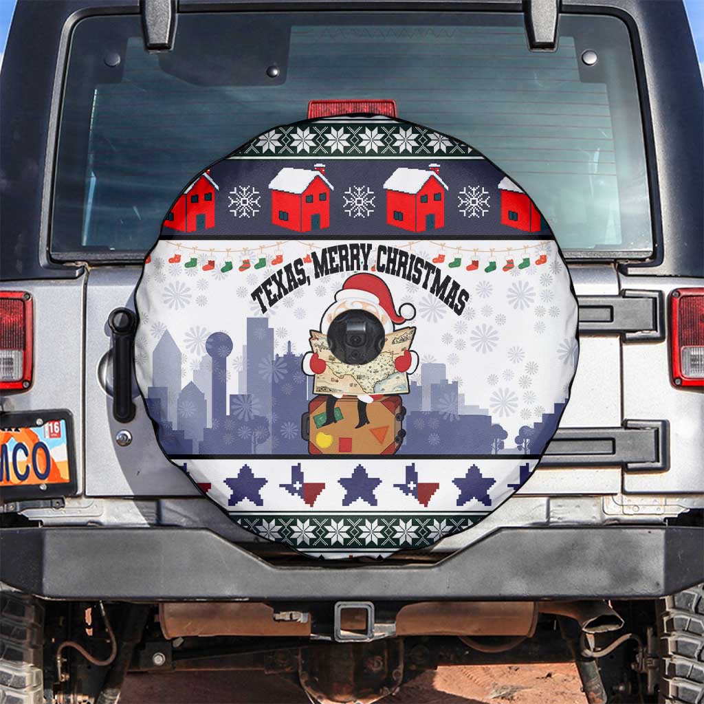 Texas Santa Christmas Spare Tire Cover Xmas Holiday Patterns - Wonder Print Shop