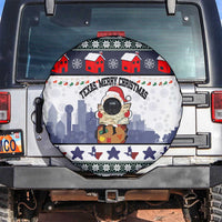 Texas Santa Christmas Spare Tire Cover Xmas Holiday Patterns - Wonder Print Shop