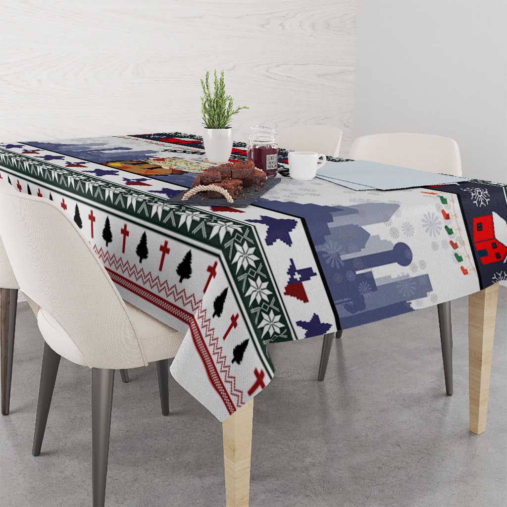 Texas Santa Christmas Tablecloth Xmas Holiday Patterns - Wonder Print Shop