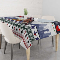 Texas Santa Christmas Tablecloth Xmas Holiday Patterns - Wonder Print Shop
