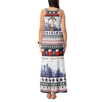 Texas Santa Christmas Tank Maxi Dress Xmas Holiday Patterns - Wonder Print Shop