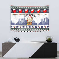 Texas Santa Christmas Tapestry Xmas Holiday Patterns - Wonder Print Shop