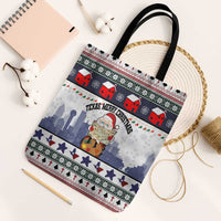 Texas Santa Christmas Tote Bag Xmas Holiday Patterns - Wonder Print Shop