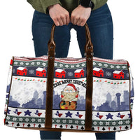 Texas Santa Christmas Travel Bag Xmas Holiday Patterns - Wonder Print Shop
