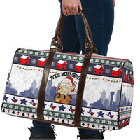 Texas Santa Christmas Travel Bag Xmas Holiday Patterns - Wonder Print Shop