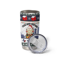 Texas Santa Christmas Tumbler Cup Xmas Holiday Patterns - Wonder Print Shop