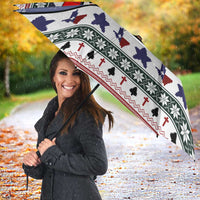 Texas Santa Christmas Umbrella Xmas Holiday Patterns - Wonder Print Shop