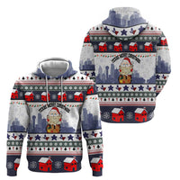 Texas Santa Christmas Zip Hoodie Xmas Holiday Patterns - Wonder Print Shop