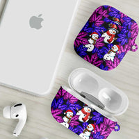 Christmas Snowman Leaves AirPods Case Xmas Holiday Patterns - Wonder Print Shop