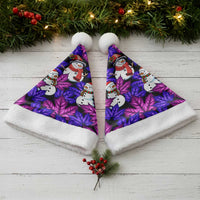 Christmas Snowman Leaves Christmas Santa Hat Xmas Holiday Patterns - Wonder Print Shop