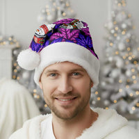 Christmas Snowman Leaves Christmas Santa Hat Xmas Holiday Patterns - Wonder Print Shop
