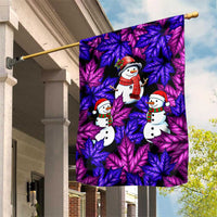 Christmas Snowman Leaves Garden Flag Xmas Holiday Patterns - Wonder Print Shop