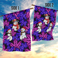 Christmas Snowman Leaves Garden Flag Xmas Holiday Patterns - Wonder Print Shop