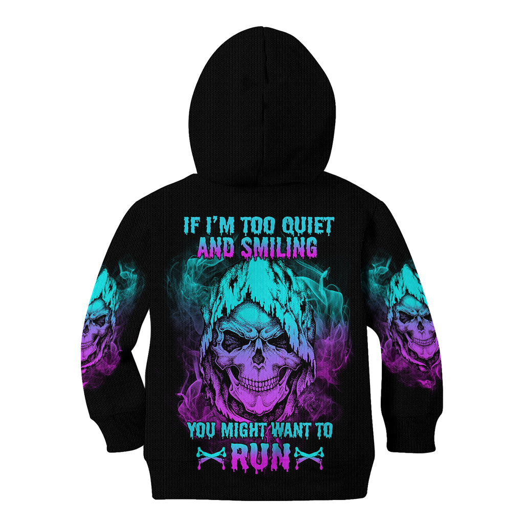 If I'm Too Quiet And Smiling Kid Hoodie - Wonder Print Shop