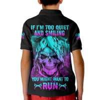If I'm Too Quiet And Smiling Kid Polo Shirt - Wonder Print Shop