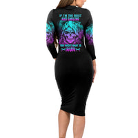 If I'm Too Quiet And Smiling Long Sleeve Bodycon Dress - Wonder Print Shop