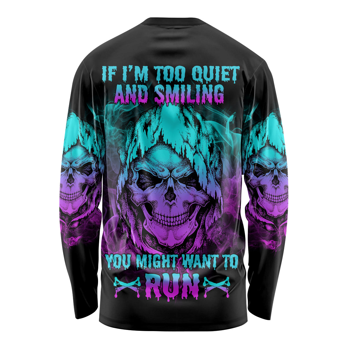 If I'm Too Quiet And Smiling Long Sleeve Shirt - Wonder Print Shop