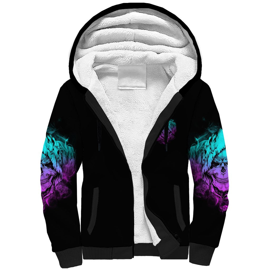 If I'm Too Quiet And Smiling Sherpa Hoodie - Wonder Print Shop