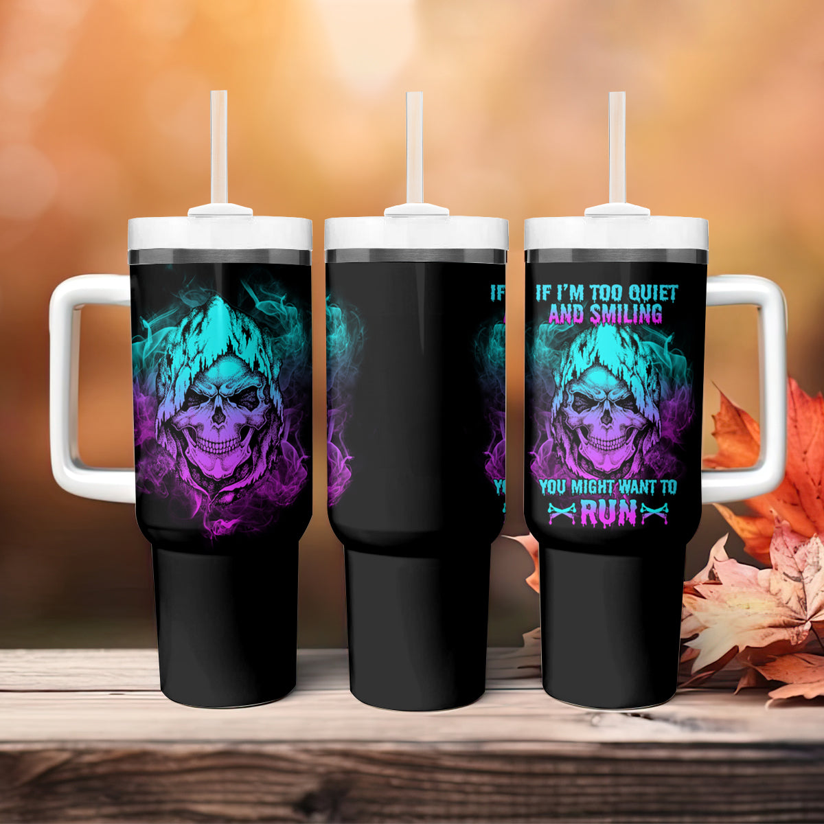 If I'm Too Quiet And Smiling Tumbler With Handle - Wonder Print Shop