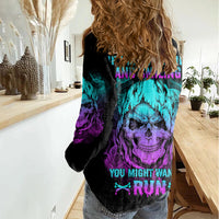 If I'm Too Quiet And Smiling Women Casual Shirt - Wonder Print Shop