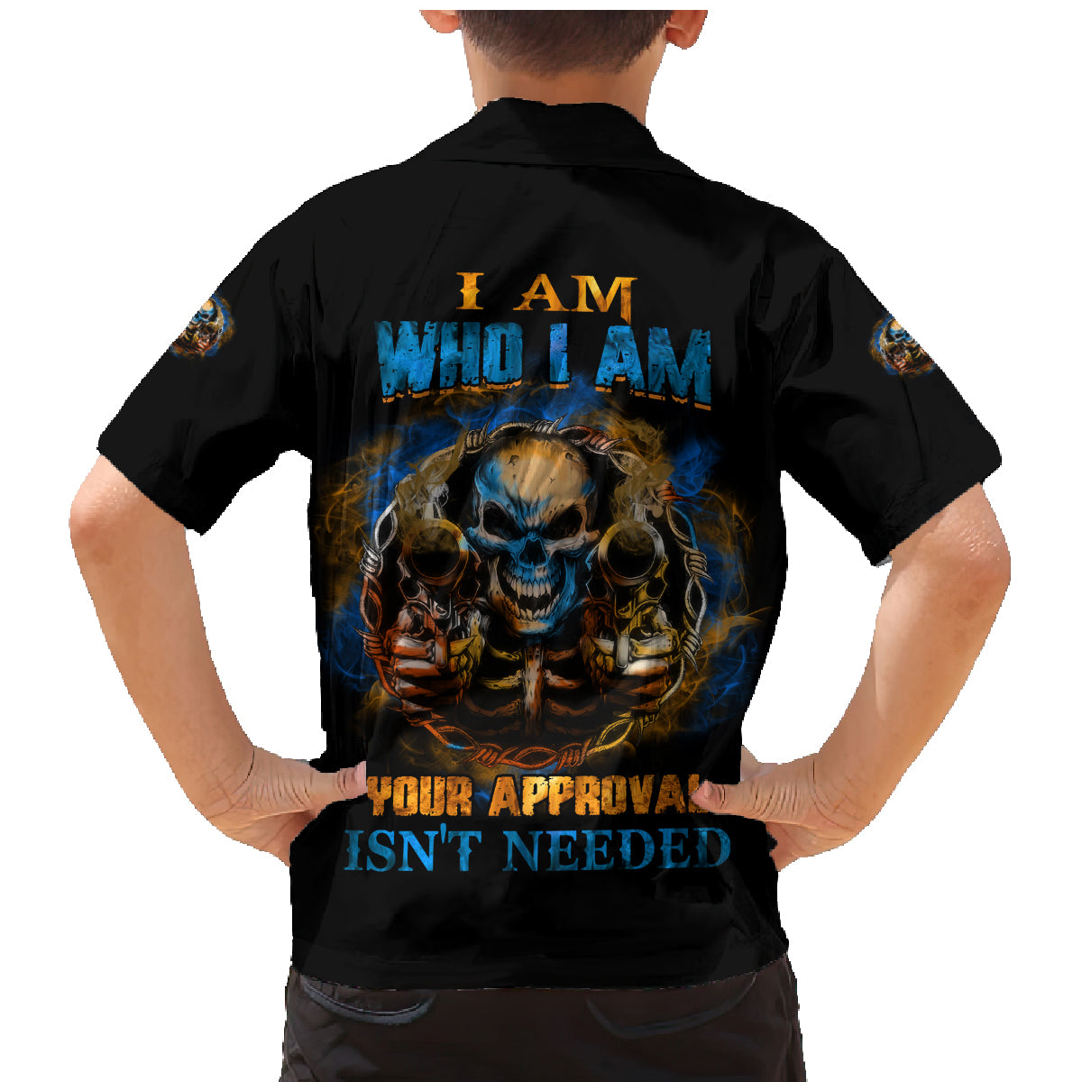 I Am Who I Am Family Matching Mermaid Dress and Hawaiian Shirt - Wonder Print Shop