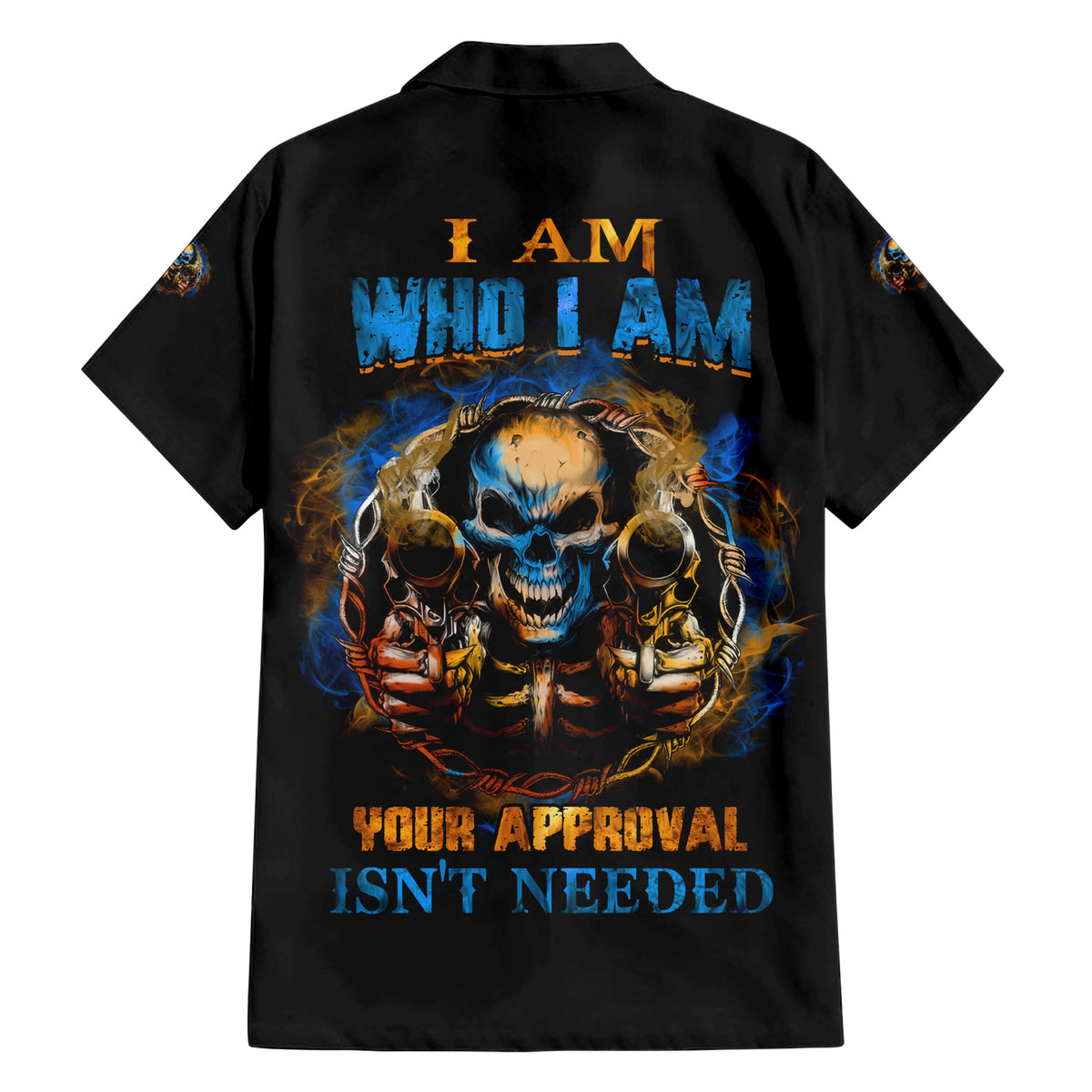 I Am Who I Am Family Matching Short Sleeve Bodycon Dress and Hawaiian Shirt - Wonder Print Shop