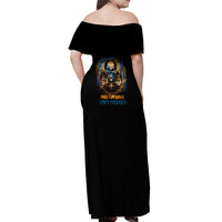 I Am Who I Am Off Shoulder Maxi Dress - Wonder Print Shop