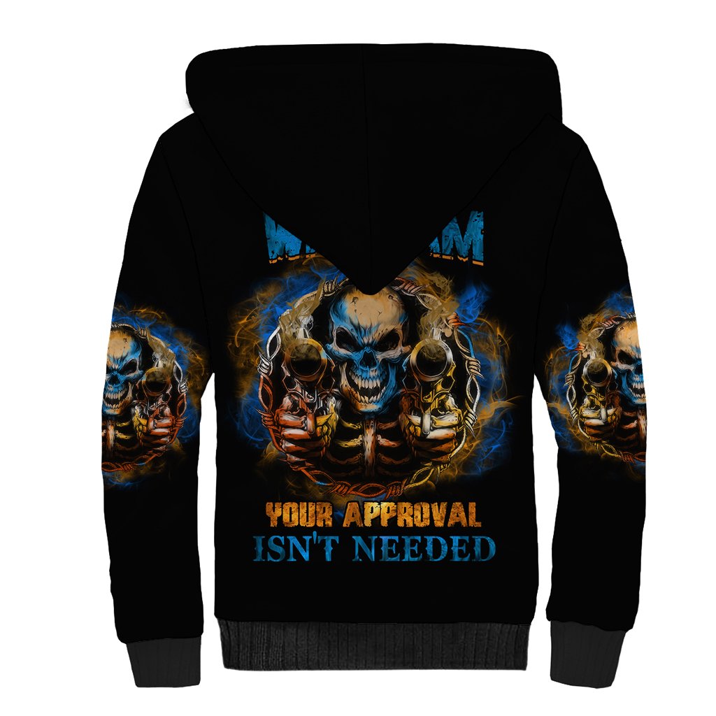 I Am Who I Am Sherpa Hoodie - Wonder Print Shop