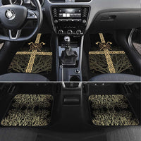 Vegvisir Compass Viking Car Mats with Yggdrasil Tree and Axe Symbols Norse Mythology Tribute - Wonder Print Shop