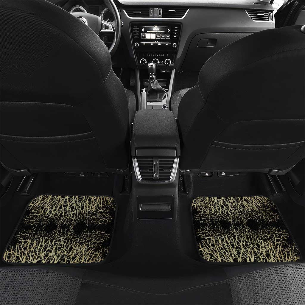 Vegvisir Compass Viking Car Mats with Yggdrasil Tree and Axe Symbols Norse Mythology Tribute - Wonder Print Shop