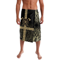 Vegvisir Compass Viking Lavalava with Yggdrasil Tree and Axe Symbols Norse Mythology Tribute - Wonder Print Shop