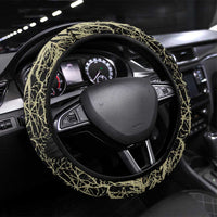 Vegvisir Compass Viking Steering Wheel Cover with Yggdrasil Tree and Axe Symbols Norse Mythology Tribute - Wonder Print Shop